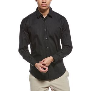 Theory Mens Sylvain Shirt, Black